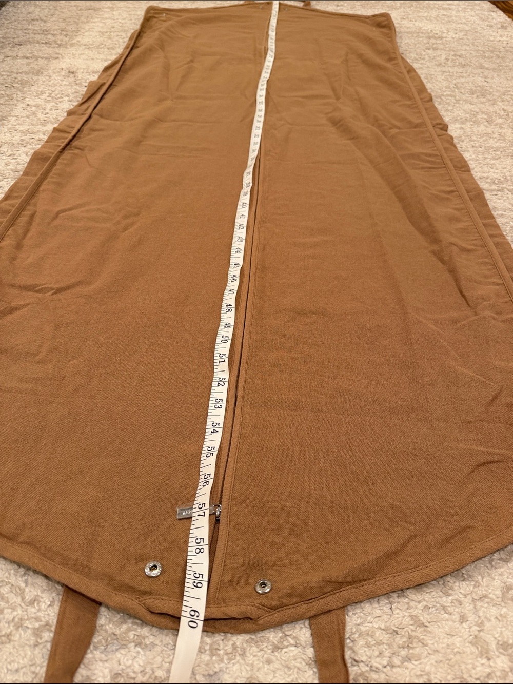 Burberry Brown Canvas Garment Bag with Top Handles - Picture 4 of 13